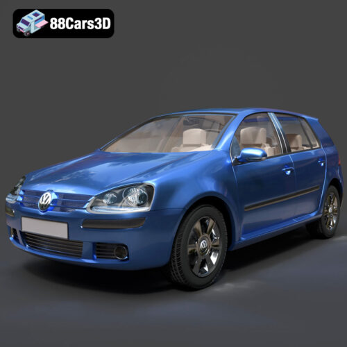 Volkswagen Golf V 2006 3D Model - Main Image Volkswagen Golf V 2006 3D Model