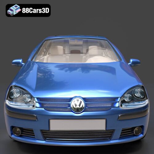 Volkswagen Golf V 2006 3D Model - Gallery Image 6 Volkswagen Golf V 2006 3D Model