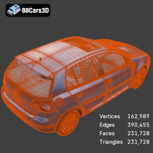 Volkswagen Golf V 2006 3D Model - Gallery Image 7 Volkswagen Golf V 2006 3D Model