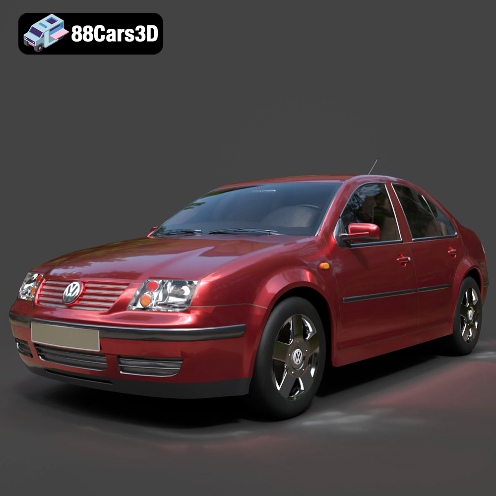 Volkswagen Bora 2004 3D Model