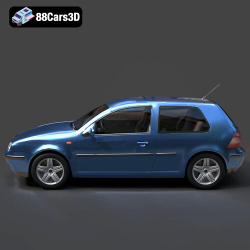Volkswagen Golf 3-Door 3D Model