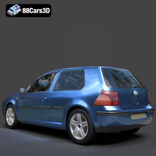 Volkswagen Golf 3-Door 3D Model