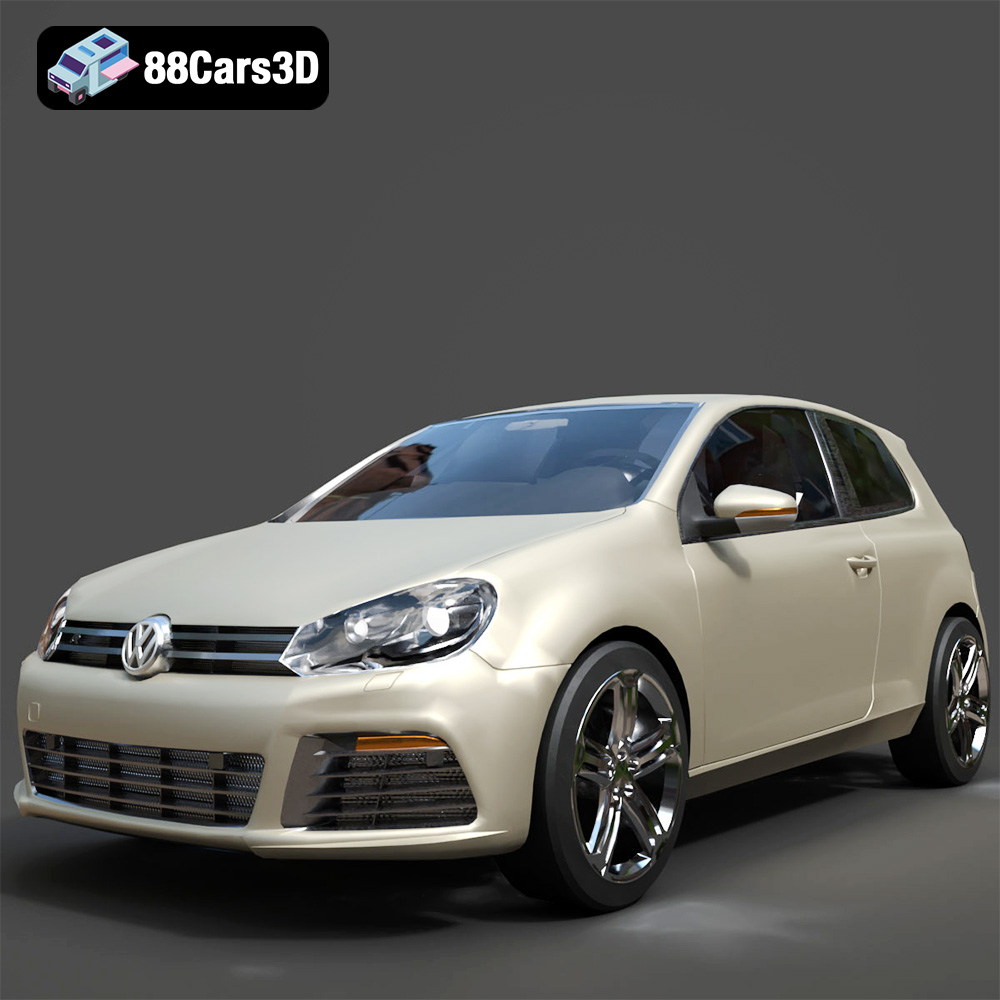 Volkswagen Golf R-004 2024 3D Model