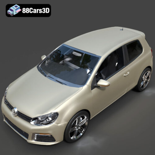 Volkswagen Golf R-004 2024 3D Model
