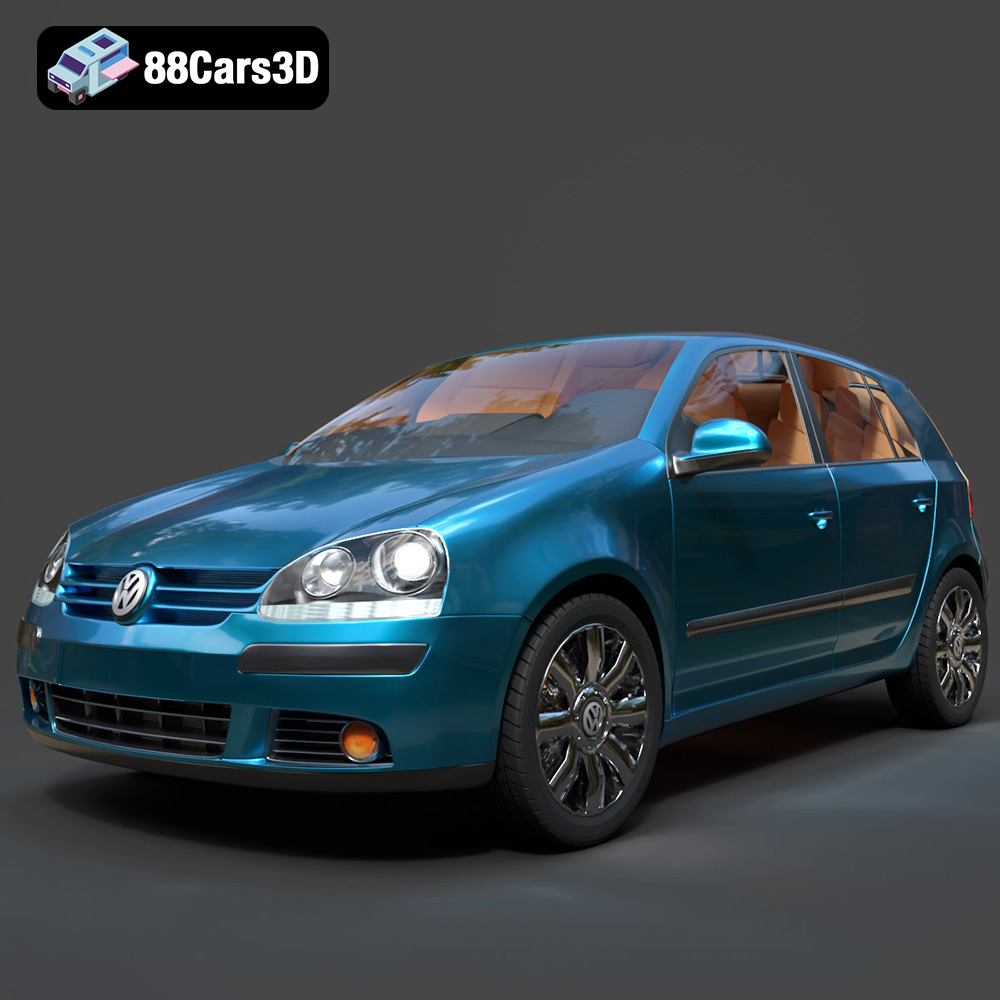 Volkswagen Golf V 2006 3D Model