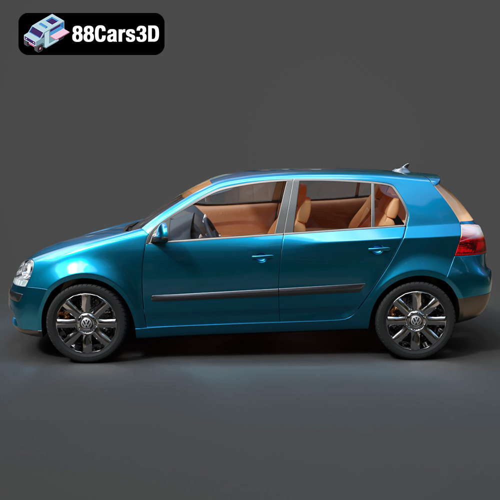 Volkswagen Golf V 2006 3D Model