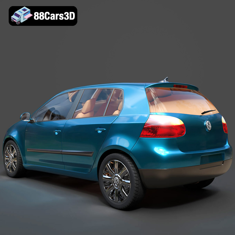 Volkswagen Golf V 2006 3D Model