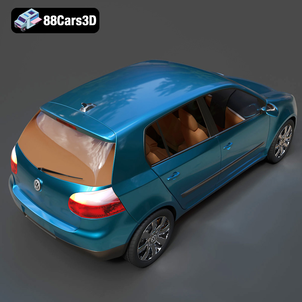 Volkswagen Golf V 2006 3D Model