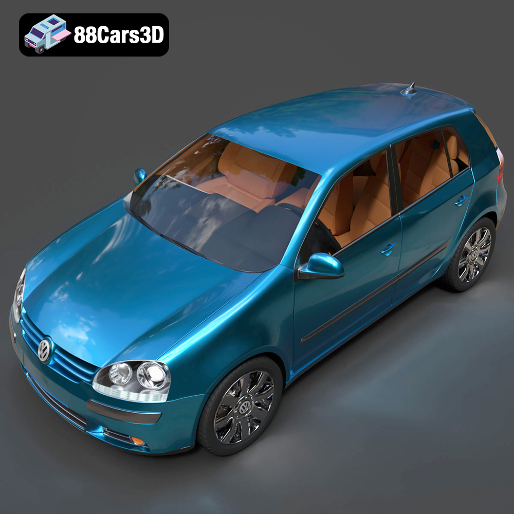 Volkswagen Golf V 2006 3D Model