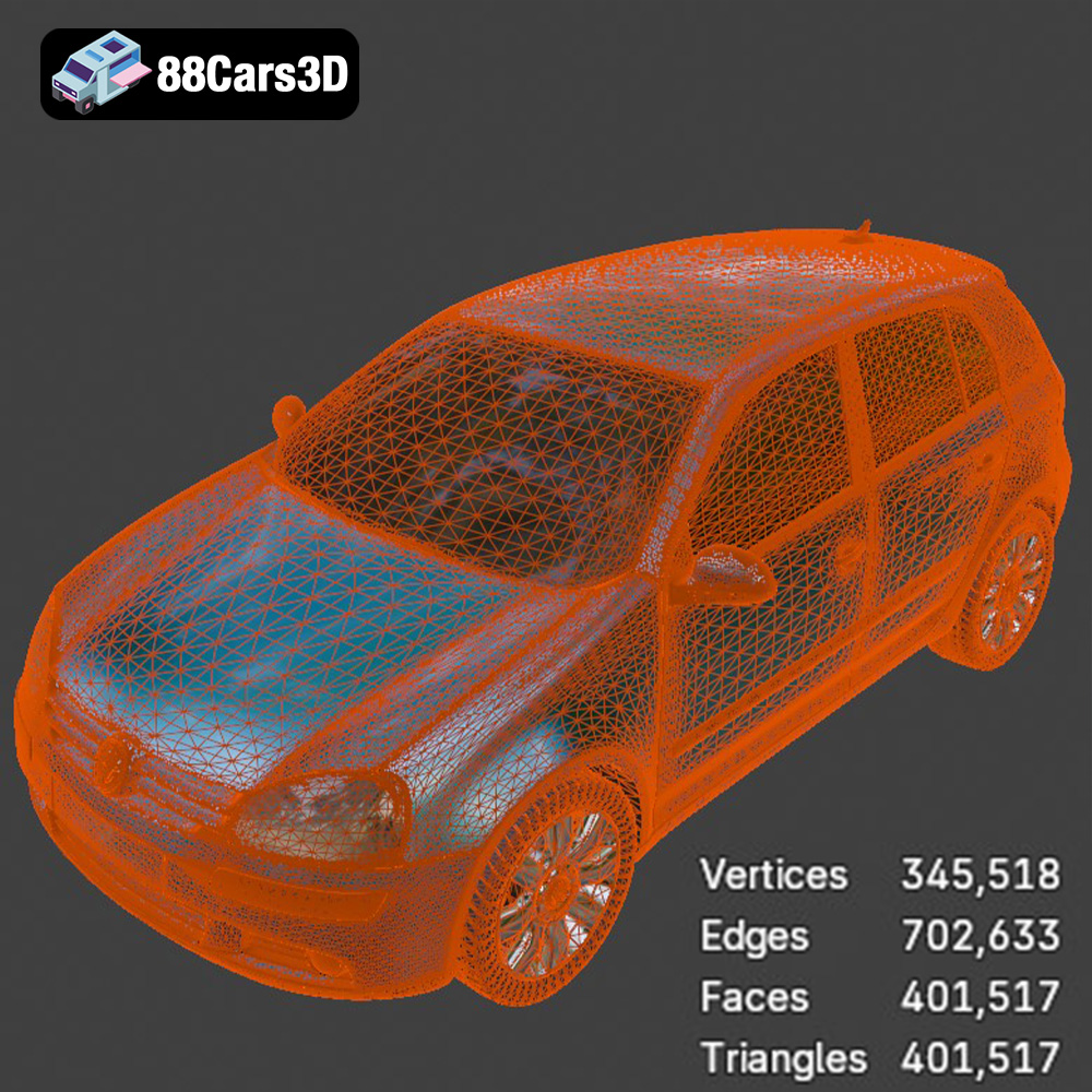 Volkswagen Golf V 2006 3D Model