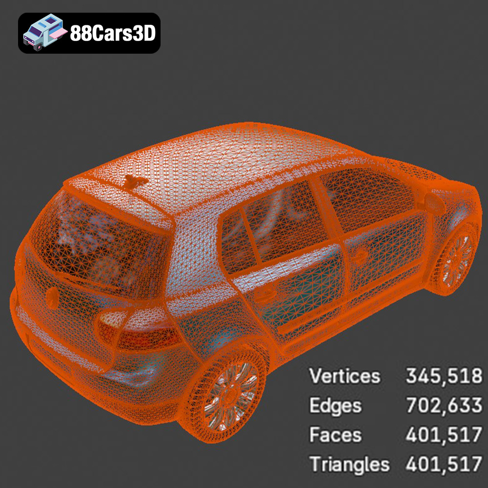 Volkswagen Golf V 2006 3D Model