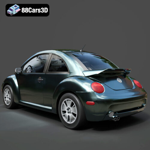 Volkswagen New Beetle 2000 3D Model - Gallery Image 7 Volkswagen New Beetle 2000 3D Model