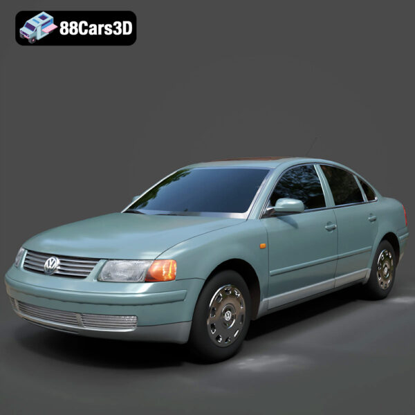 Volkswagen Passat B5 2000 3D Model - Main Image Volkswagen Passat B5 2000 3D Model