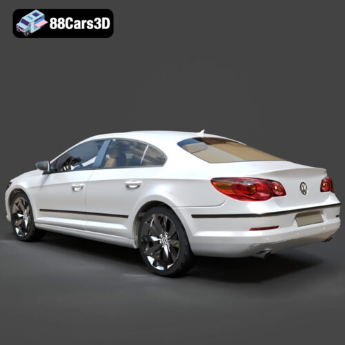 Volkswagen Passat CC 3D Model - Gallery Image 7 Volkswagen Passat CC 3D Model