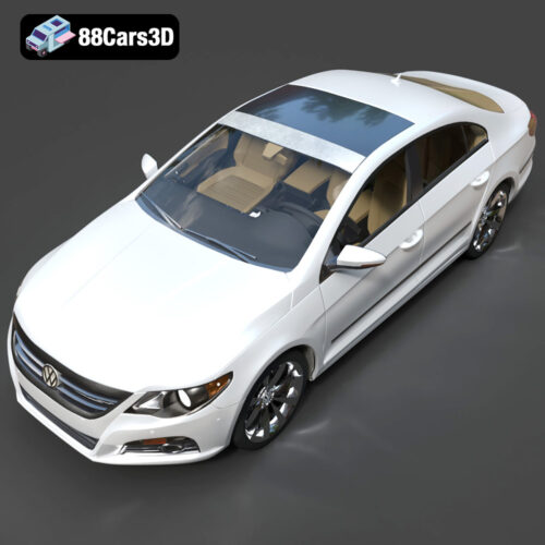Volkswagen Passat CC 3D Model - Gallery Image 2 Volkswagen Passat CC 3D Model