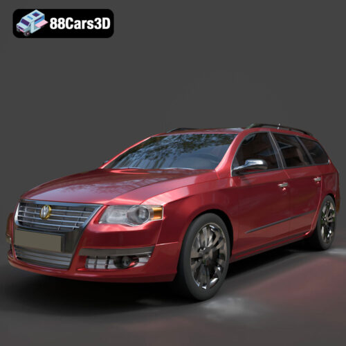 Volkswagen Passat Variant B6 2005 3D Model