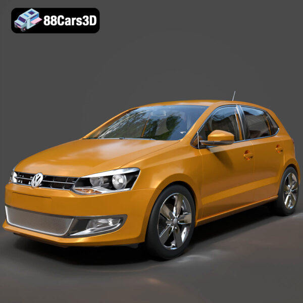 Volkswagen Polo 5 Door 2010 3D Model - Main Image Volkswagen Polo 5 Door 2010 3D Model