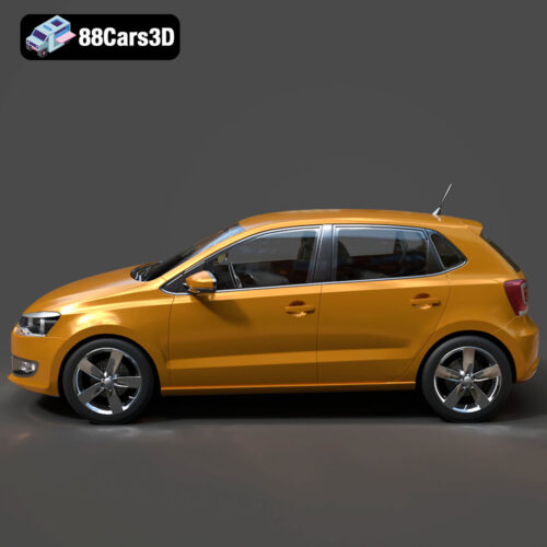 Volkswagen Polo 5 Door 2010 3D Model
