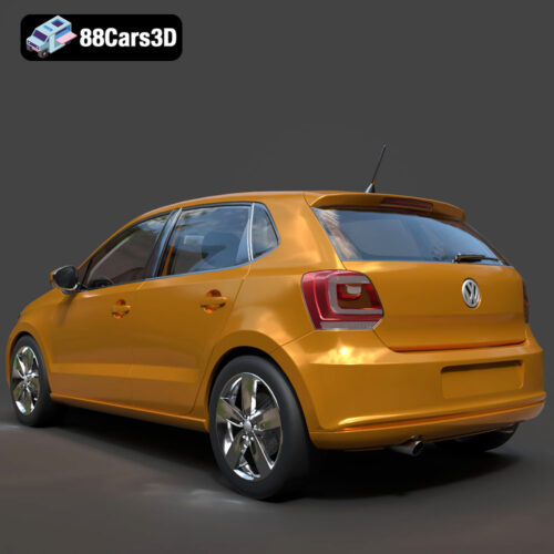 Volkswagen Polo 5 Door 2010 3D Model