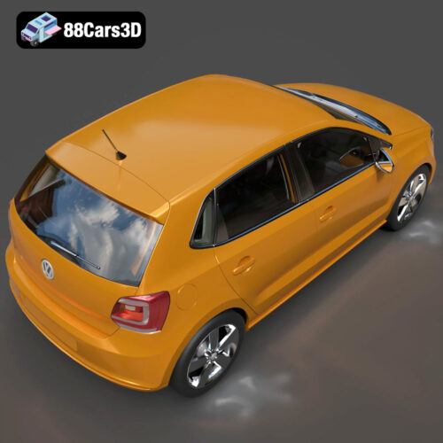 Volkswagen Polo 5 Door 2010 3D Model
