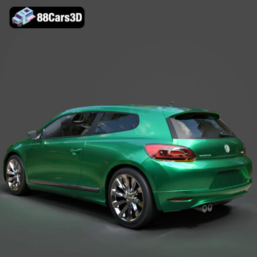 Volkswagen Scirocco 2015 3D Model