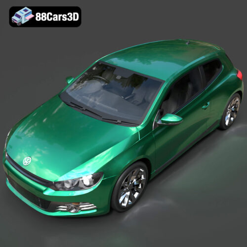 Volkswagen Scirocco 2015 3D Model