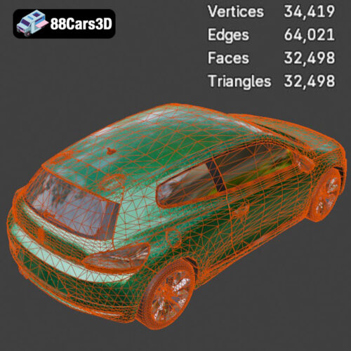 Volkswagen Scirocco 2015 3D Model