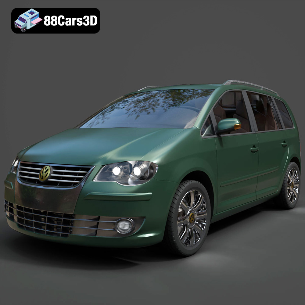 Volkswagen Touran restyle-006 3D Model