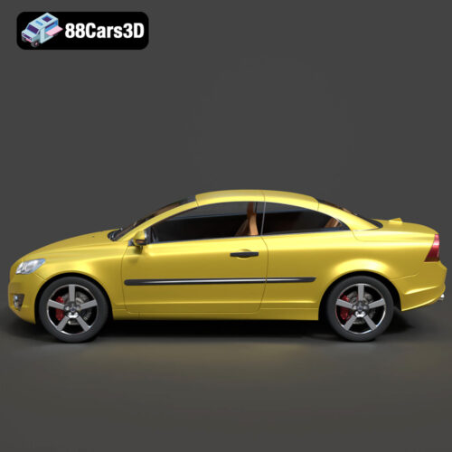 Volvo C70 T5 2000 3D Model - Gallery Image 2 Volvo C70 T5 2000 3D Model