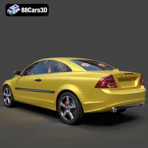 Volvo C70 T5 2000 3D Model - Gallery Image 5 Volvo C70 T5 2000 3D Model