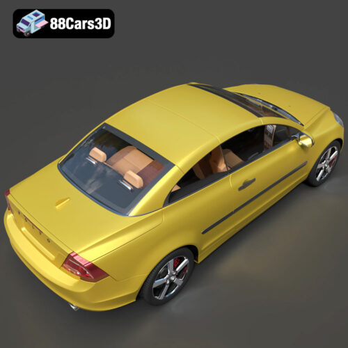 Volvo C70 T5 2000 3D Model - Gallery Image 4 Volvo C70 T5 2000 3D Model