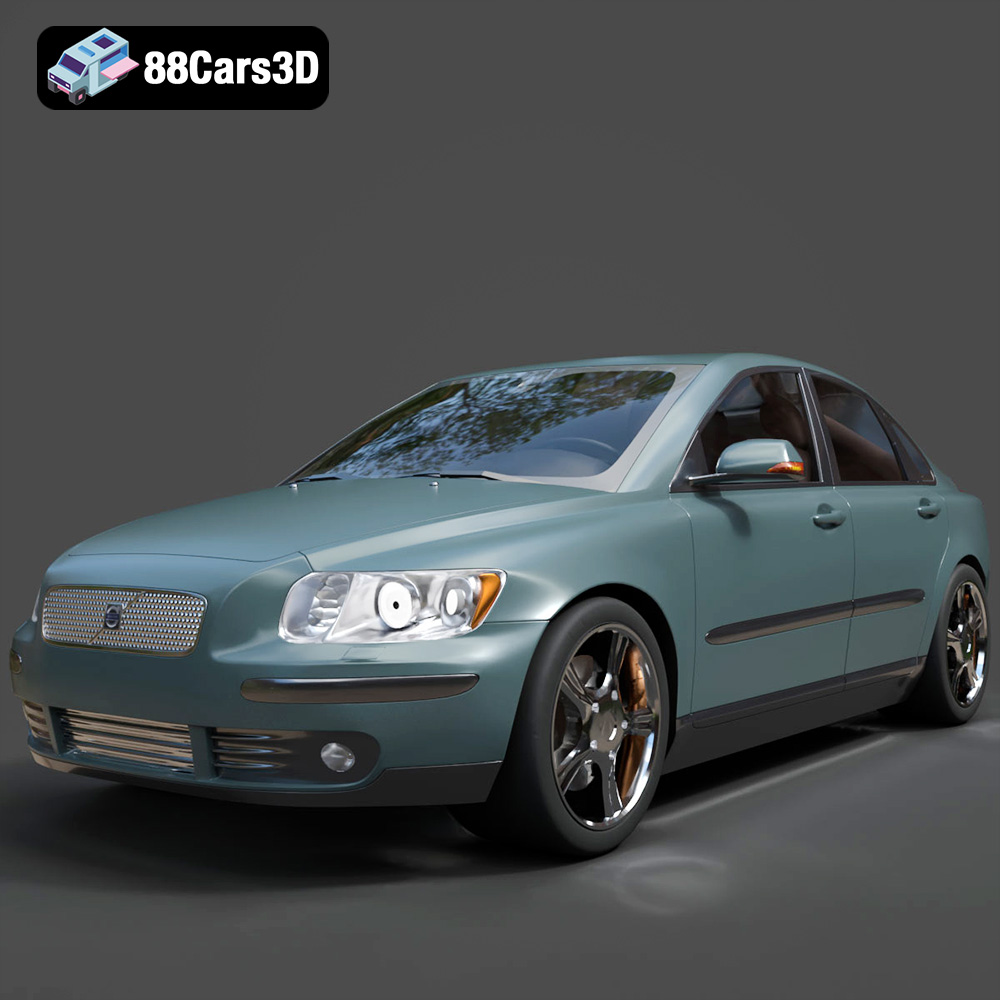 Volvo S40 Sedan 2004 3D Model