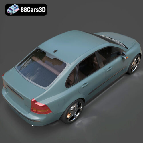 Volvo S40 Sedan 2004 3D Model - Gallery Image 3 Volvo S40 Sedan 2004 3D Model