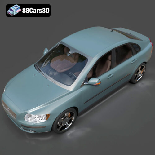 Volvo S40 Sedan 2004 3D Model - Gallery Image 1 Volvo S40 Sedan 2004 3D Model