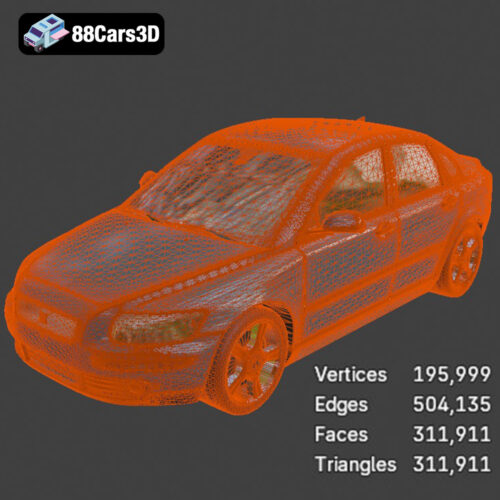 Volvo S40 Sedan 2004 3D Model - Gallery Image 4 Volvo S40 Sedan 2004 3D Model