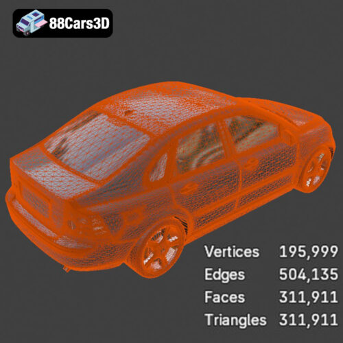 Volvo S40 Sedan 2004 3D Model - Gallery Image 6 Volvo S40 Sedan 2004 3D Model