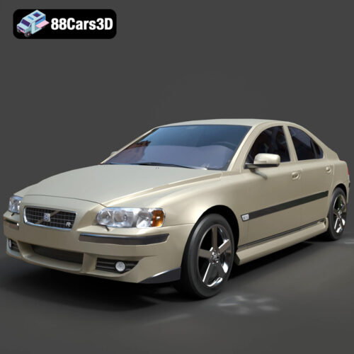 Volvo S60 2024 3D Model - Main Image Volvo S60 2024 3D Model