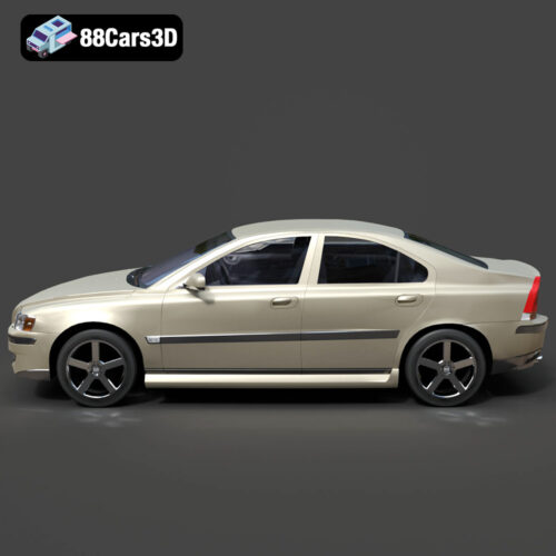 Volvo S60 2024 3D Model - Gallery Image 3 Volvo S60 2024 3D Model
