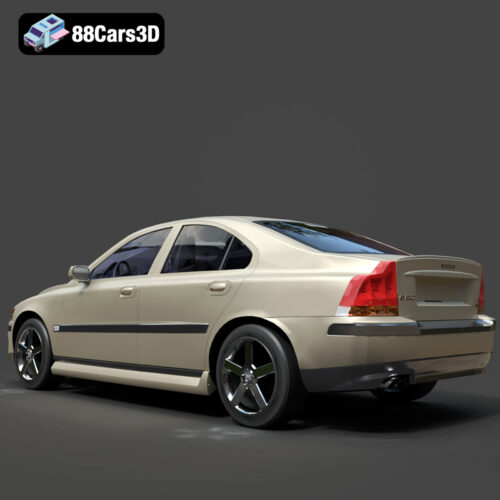Volvo S60 2024 3D Model - Gallery Image 6 Volvo S60 2024 3D Model
