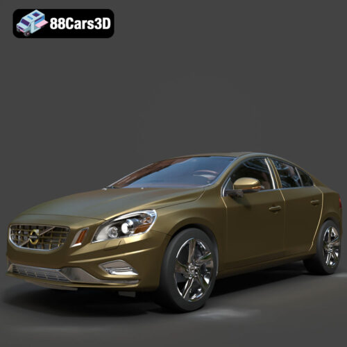 Volvo S60 R-Design 2024 3D Model - Main Image Volvo S60 R-Design 2024 3D Model