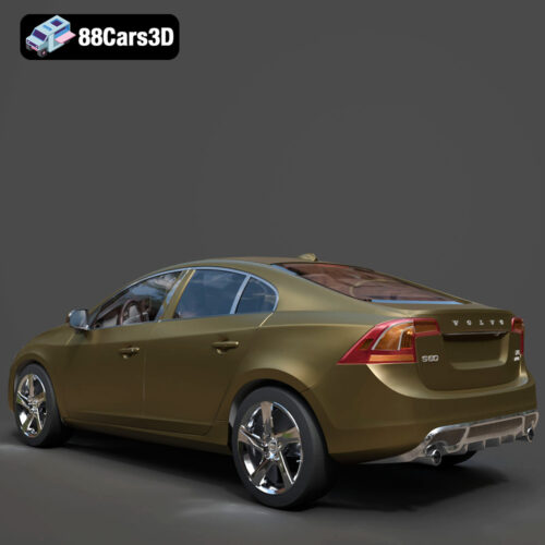 Volvo S60 R-Design 2024 3D Model - Gallery Image 1 Volvo S60 R-Design 2024 3D Model
