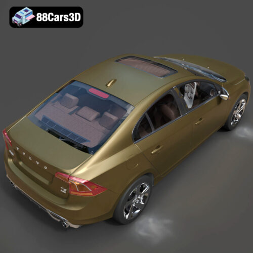 Volvo S60 R-Design 2024 3D Model - Gallery Image 3 Volvo S60 R-Design 2024 3D Model