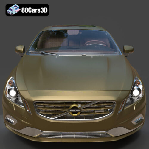 Volvo S60 R-Design 2024 3D Model - Gallery Image 6 Volvo S60 R-Design 2024 3D Model