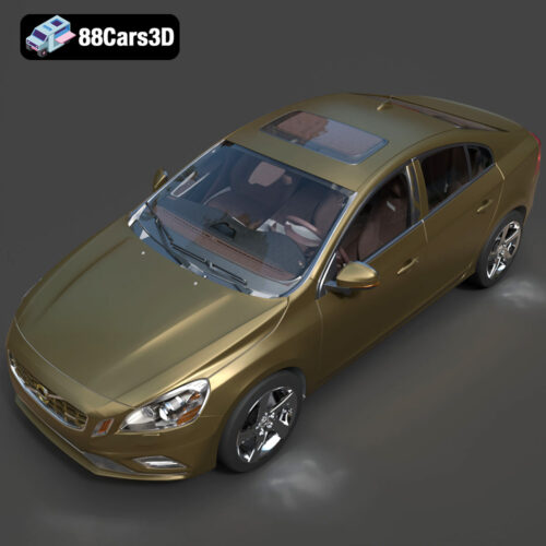 Volvo S60 R-Design 2024 3D Model - Gallery Image 5 Volvo S60 R-Design 2024 3D Model