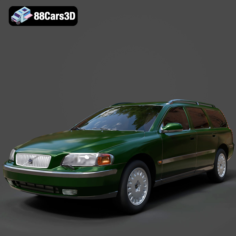Volvo V70 2005 3D Model