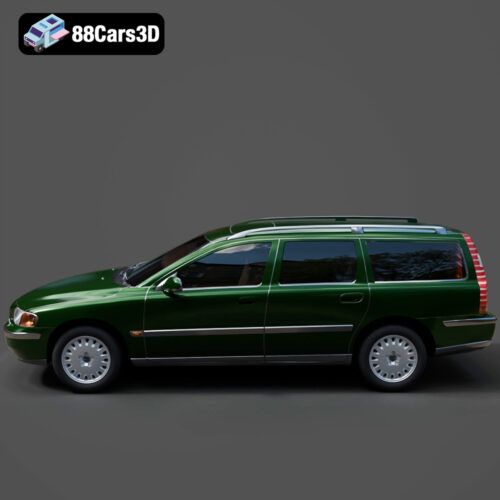 Volvo V70 2005 3D Model - Gallery Image 1 Volvo V70 2005 3D Model