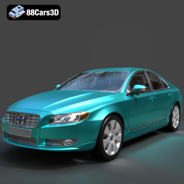 Volvo S80 2011 3D Model - Main Image Volvo S80 2011 3D Model