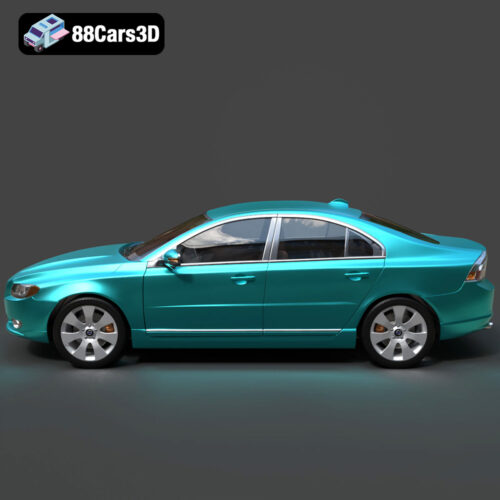 Volvo S80 2011 3D Model - Gallery Image 1 Volvo S80 2011 3D Model