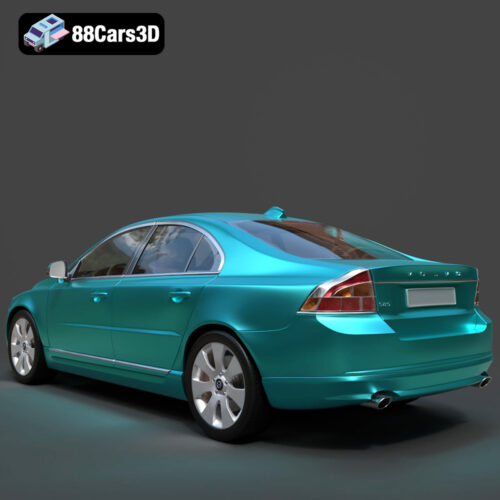Volvo S80 2011 3D Model - Gallery Image 5 Volvo S80 2011 3D Model
