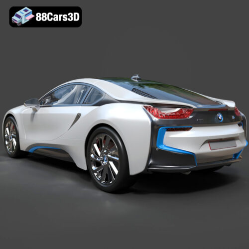BMW i8 2015 3D Model